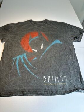 Batman Vintage Gray Crewneck Tee